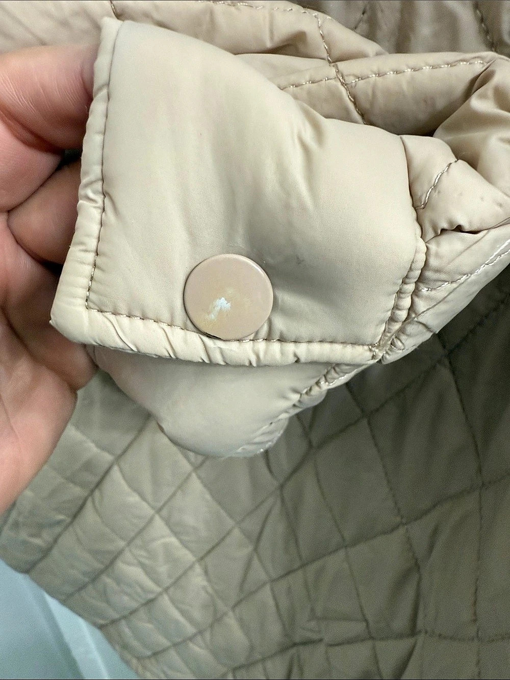 Forever 21 Dolman Quilted Knit Jacket in Beige - Picture 5 of 8